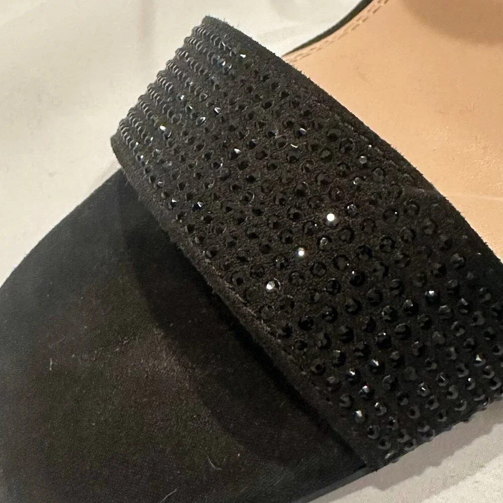Black 3" sparkly heels by Kelly & Katie - Picture 2 of 6